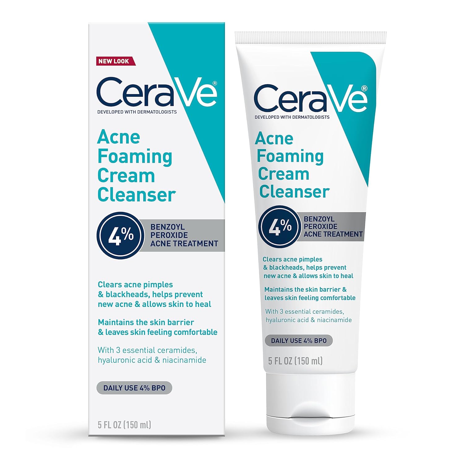 Acne Foaming Cream Cleanser (4% Benzoyl Peroxide)